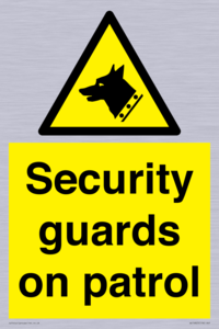 Security guards on patrol